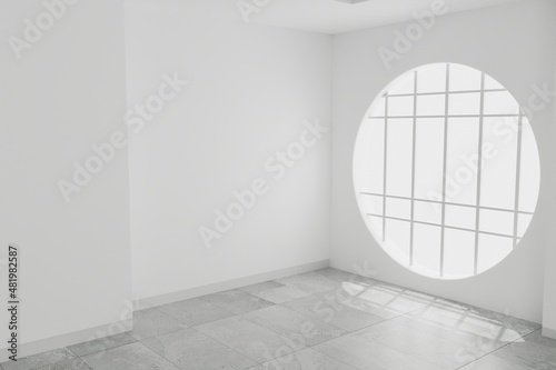 empty room interior designers 3d rendering