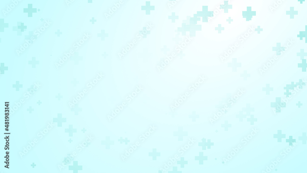 Abstract white blue green colors cross pattern healthcare background. Abstract white blue green colors cross pattern healthcare background.