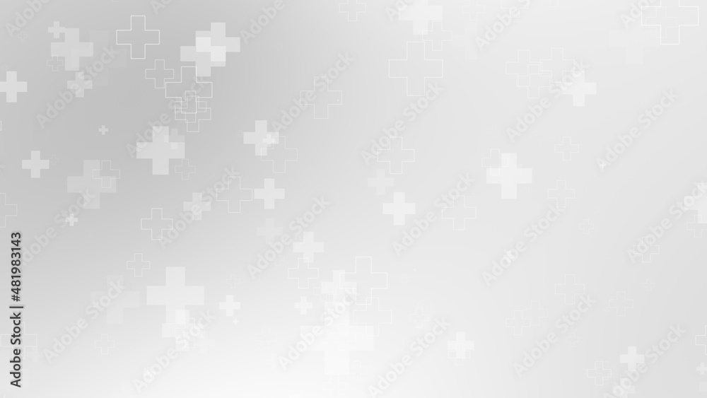 Abstract medical white gray cross pattern background. Abstract medical white gray cross pattern background.
