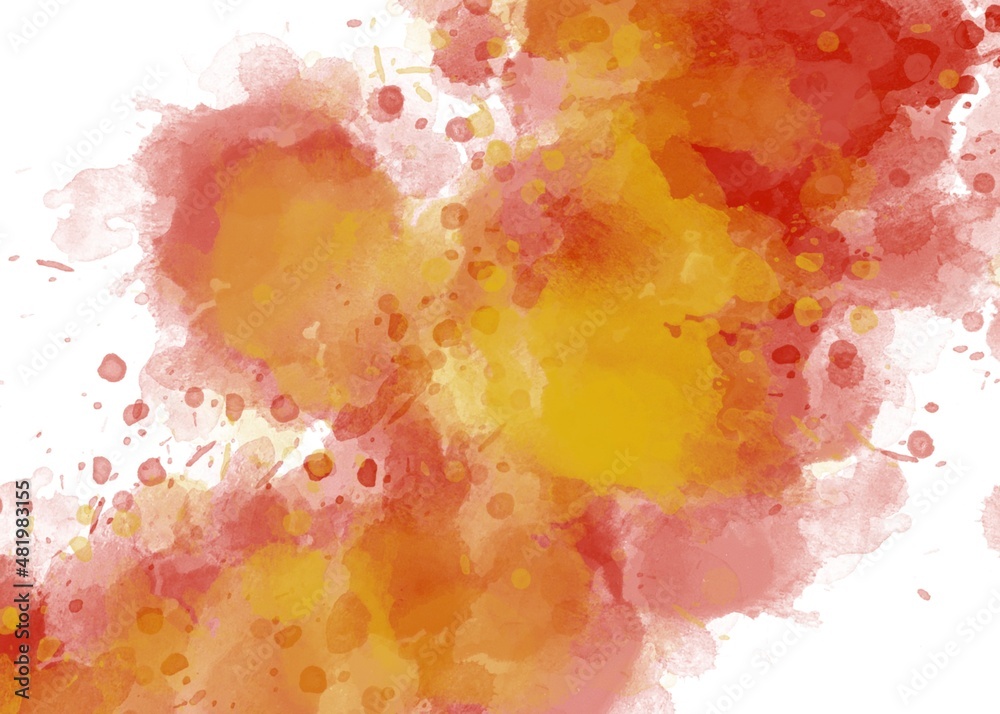 Obraz premium Paint style watercolor abstract background with brush texture 