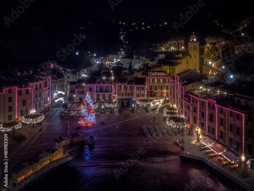 Christmas in Portofino - View from the drone photo