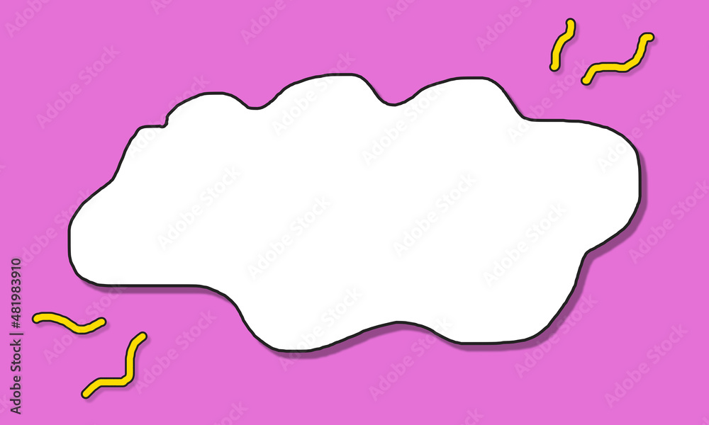 purple background with white bubbles and yellow wave lines purple background with white bubbles and yellow wave lines