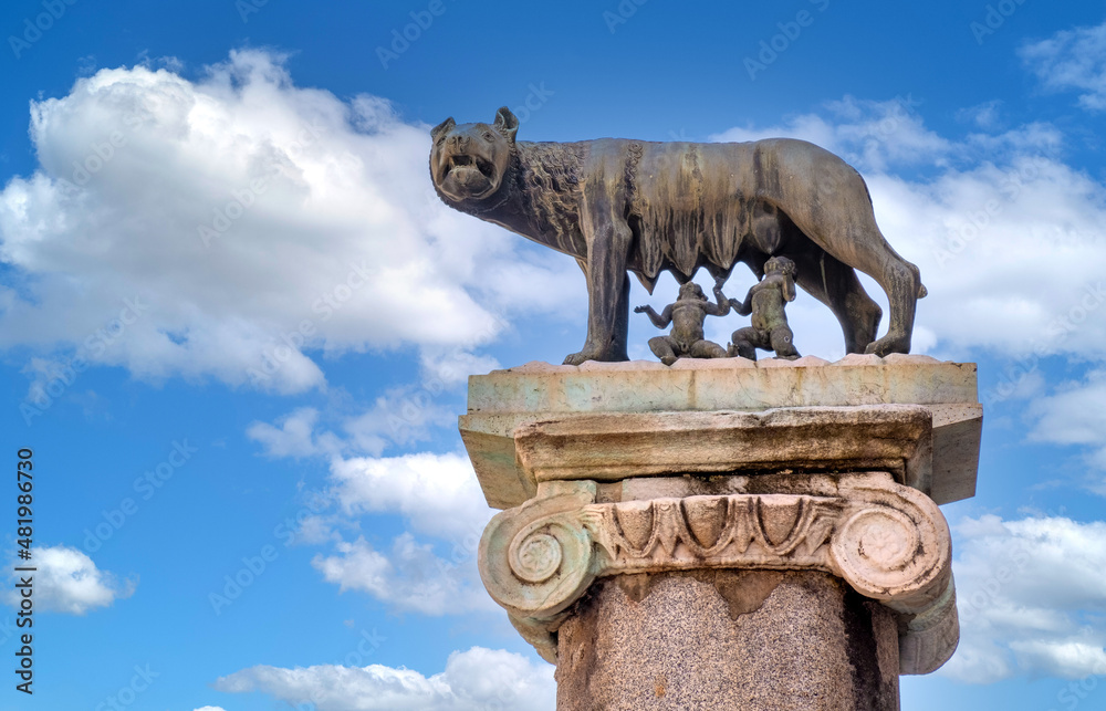 Photography Poster Capitoline Wolf Lupa Capitolina replica statue