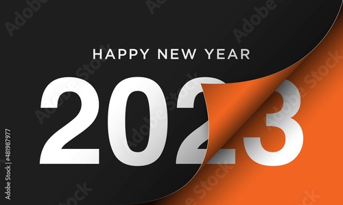 2023 Happy New Year Background Design.