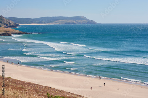 Nemiña beach in Atlantic Galician Coast, Spain.