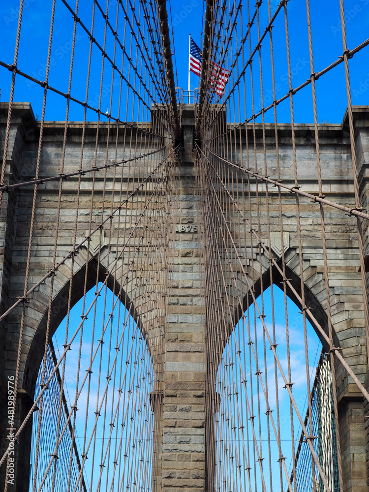Fototapeta premium The Brooklyn Bridge, New York, USA