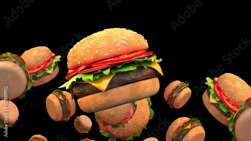 Fast food burgers
