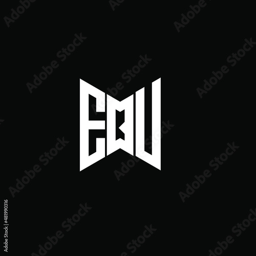 EQU letter logo creative design. EQU unique design