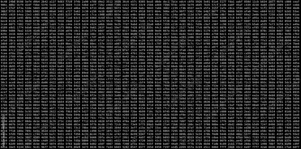 Hex dump wallpaper black and white Hex dump wallpaper black and white