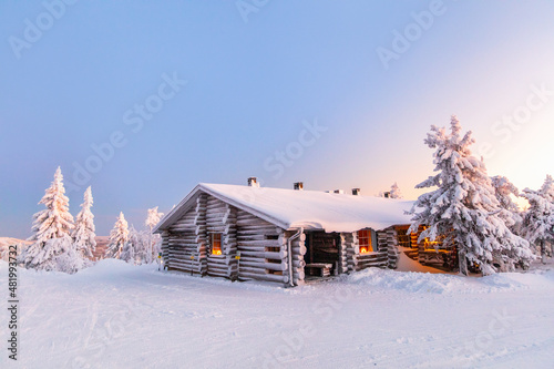 Winter landscape in Finland