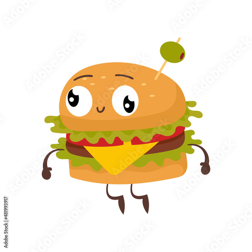 Cartoon illustration of cut...