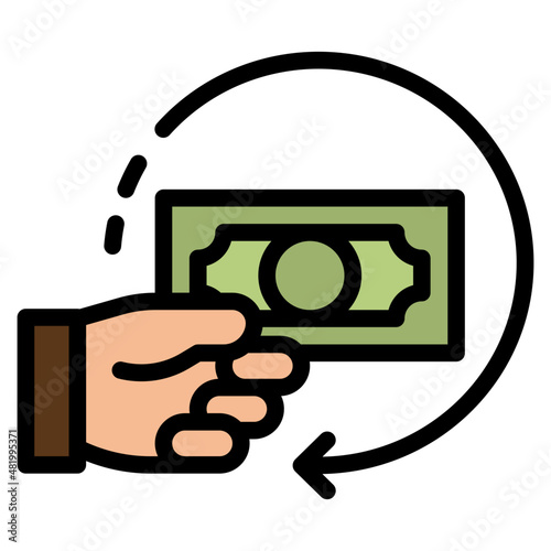 cashback line icon
