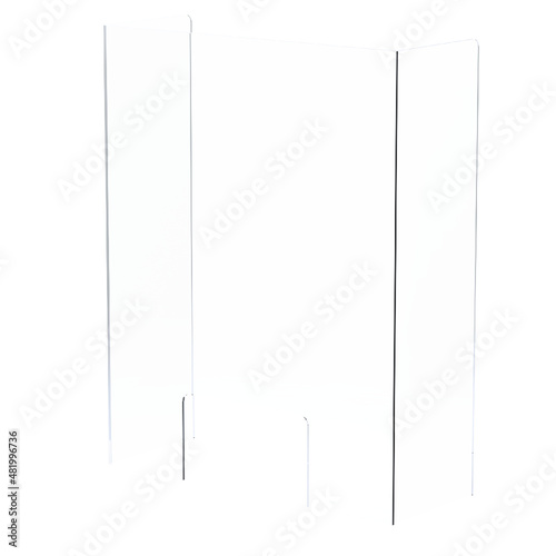 Infection protection made of acryl