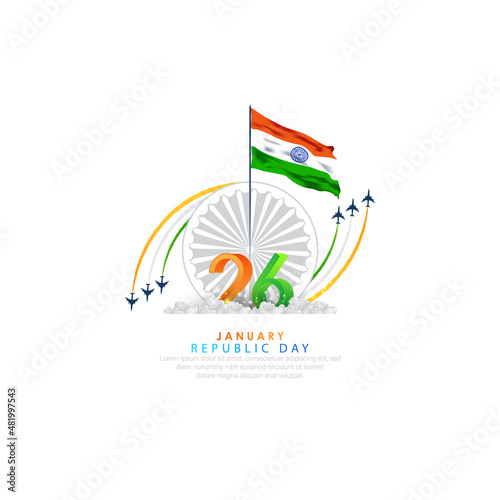 26 January- Happy Republic Day of India celebration.