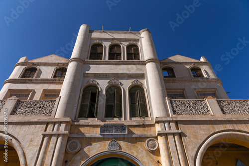 old door in a city of Taif in Saudi Arabia photo