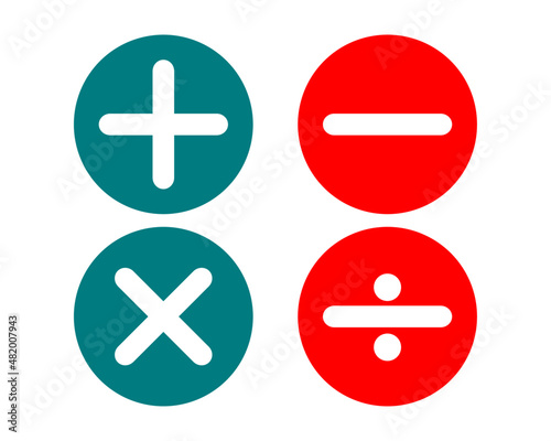 icon plus and minus signs