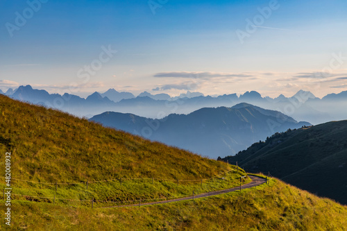 summer landscape near Monte Grappa  Northern Italy