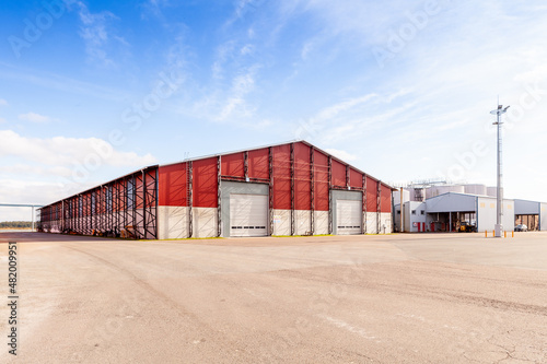 Industrial warehouse complex in port  © 360PANO.EU