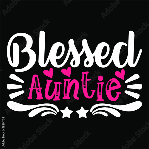 BLESSED AUNTIE SVG
