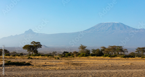 KENYA - AUGUST 16, 2018: Landscape of Amboseli National Park