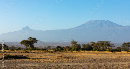 KENYA - AUGUST 16, 2018: Landscape of Amboseli National Park photo