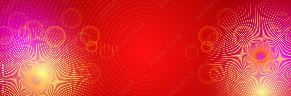 Abstract neon style red wide banner design background. Abstract 3d banner design with dark red technology geometric background. Vector illustration Abstract neon style red wide banner design background. Abstract 3d banner design with dark red technology geometric background. Vector illustration