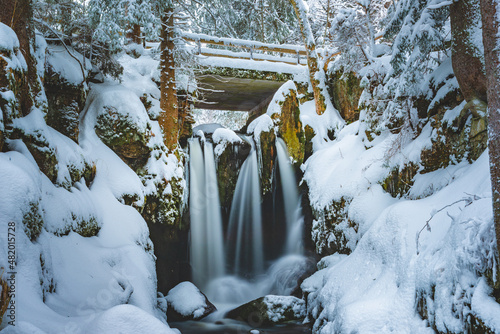 Winterlicher Menzenschwander Wasserfall photo