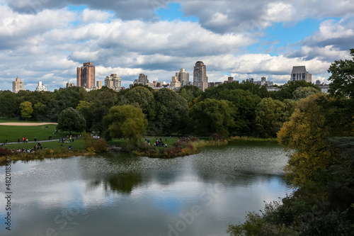 Wolkenkratzer über Central Park