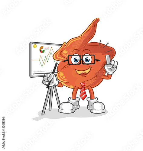chicken wing marketing character. cartoon mascot vector