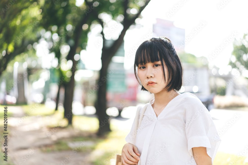 Portrait of young adult asian business woman looking camera. Portrait of young adult asian business woman looking camera.