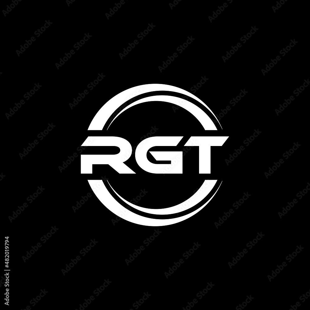 RGT letter logo design with black background in illustrator, vector logo modern alphabet font overlap style. calligraphy designs for logo, Poster, Invitation, etc. RGT letter logo design with black background in illustrator, vector logo modern alphabet font overlap style. calligraphy designs for logo, Poster, Invitation, etc.