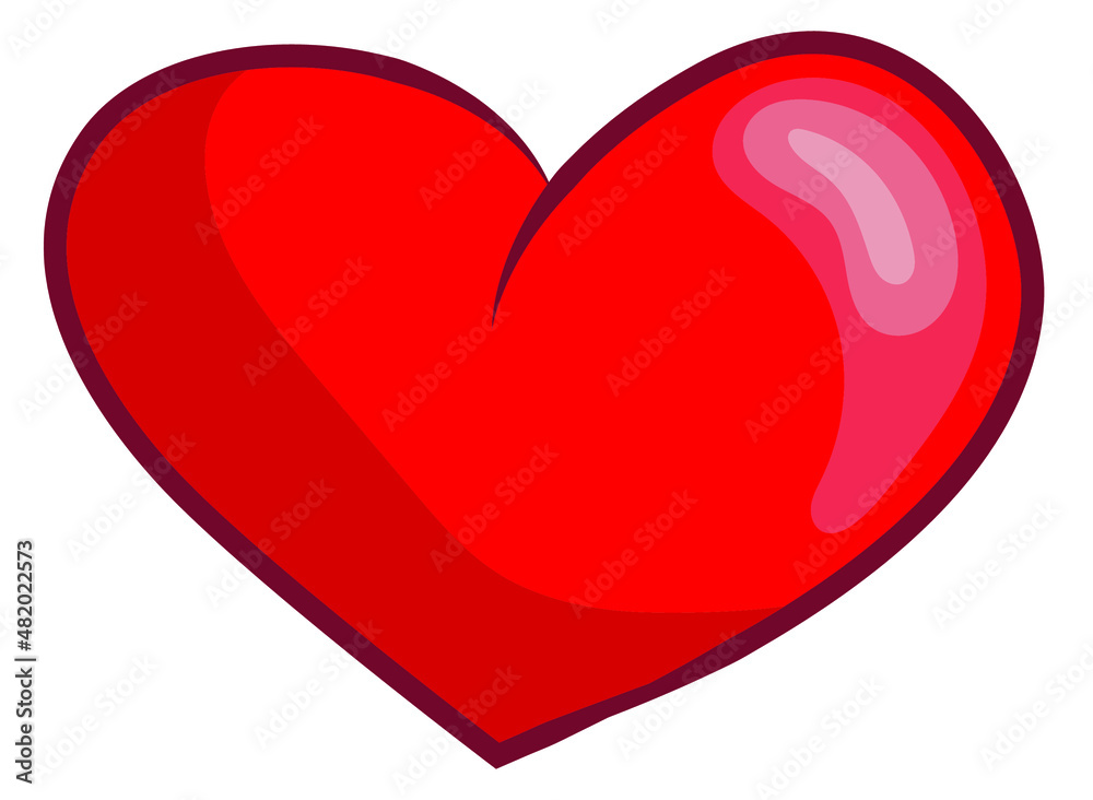 Heart illustration. Valentine's Day. Vector illustration. Heart illustration. Valentine's Day. Vector illustration.