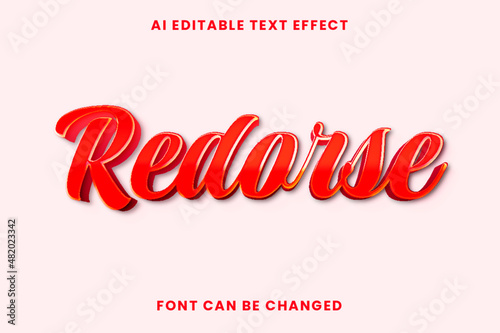 Redorse Text Effect