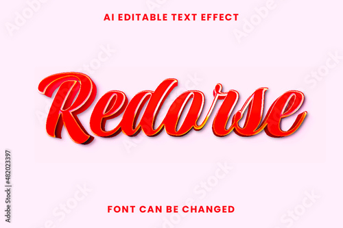 Redorse Text Effect
