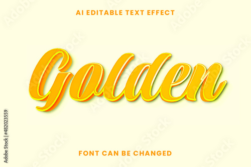 Golden Text Effect 