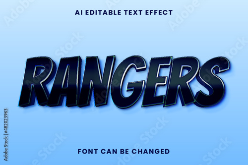 Rangers Text Effect 