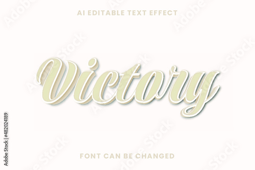 Victory Text Effect 