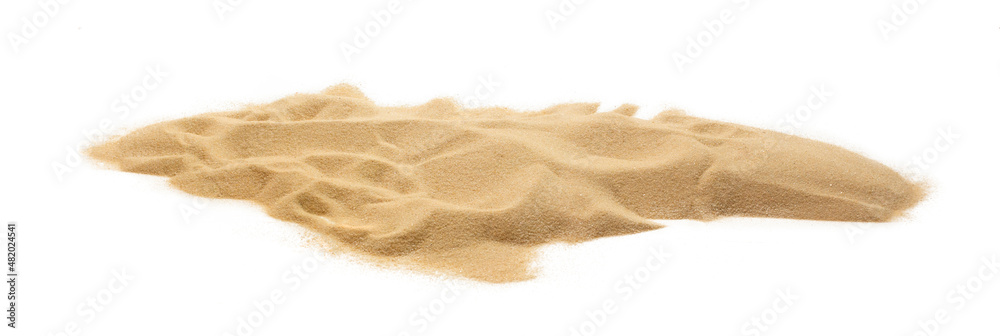 isolated sand on a white background