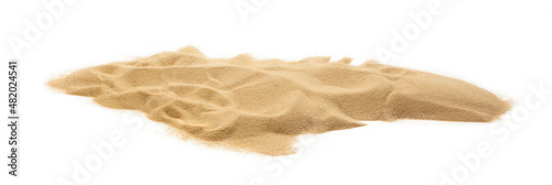 isolated sand on a white background