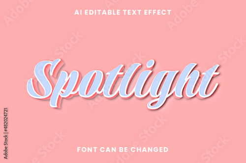 Spotlight Text Effect 