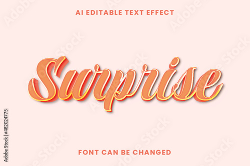 Surprise Text Effect 