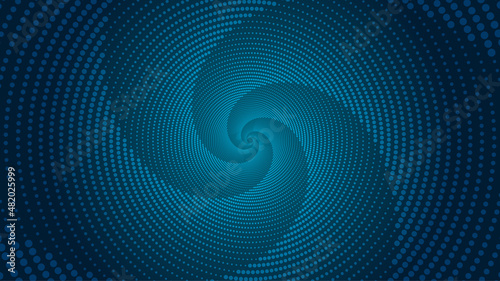 Spiral digital geometric background for website