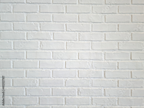 white square block brick surface pattern. abstract cement wall design in house room