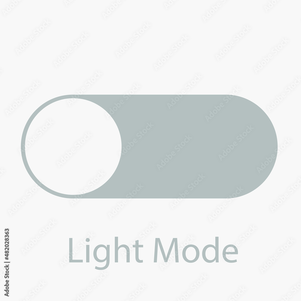 Day night switch vector icon. Dark mode, light mode switch button. Mobile app interface design concept.
Day night switch vector icon. Dark mode, light mode switch button. Mobile app interface design concept.