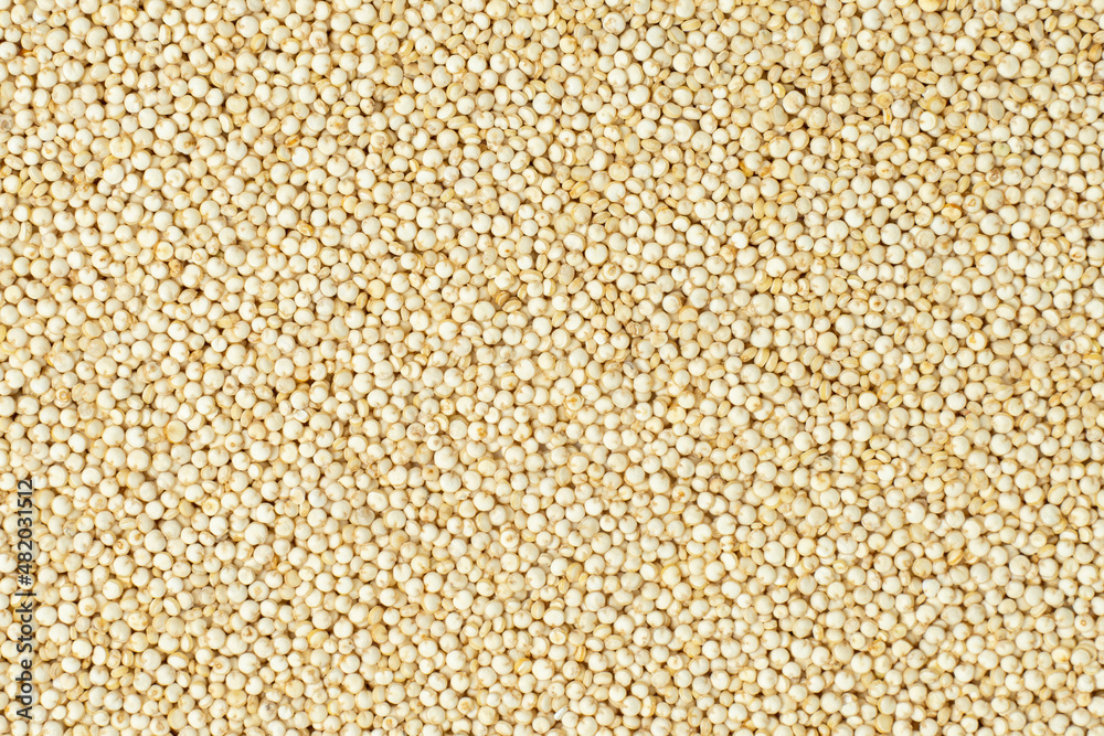 Organic quinoa seeds. Super food. Top view Organic quinoa seeds. Super food. Top view
