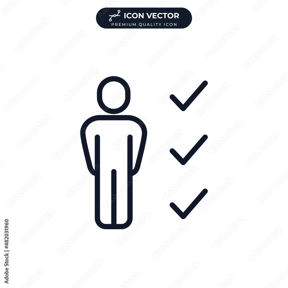 Candidate icon symbol template for graphic and web design collection logo vector illustration Candidate icon symbol template for graphic and web design collection logo vector illustration