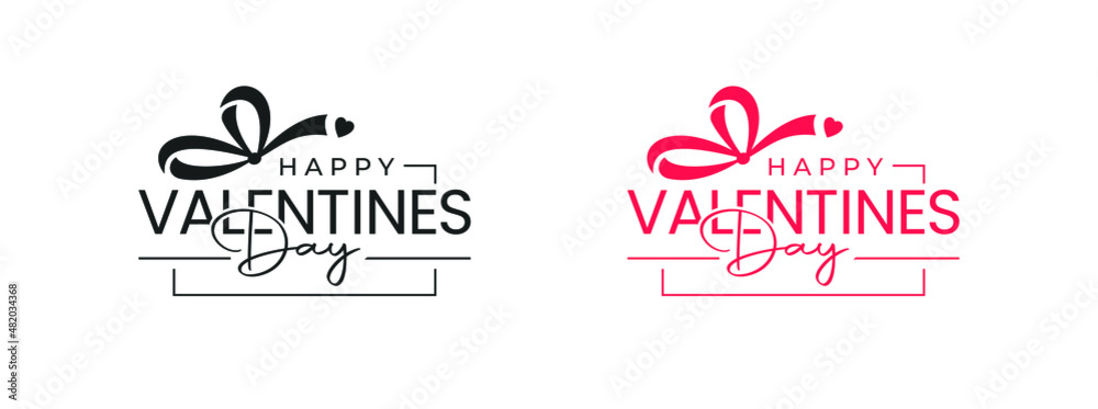 Abstract happy valentines day logo, happy valentines day, love gift box logo design, happy valentines day Abstract happy valentines day logo, happy valentines day, love gift box logo design, happy valentines day