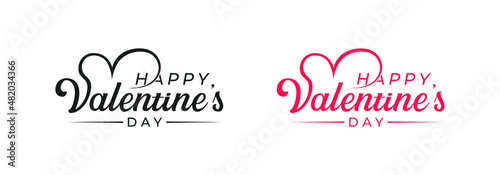 Abstract happy valentines day logo, happy valentines day, love logo  vector design