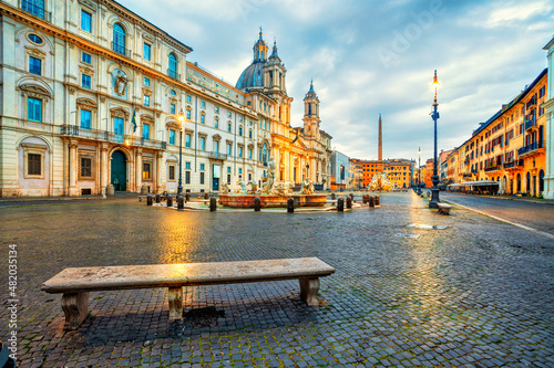Photos Piazza Navona square in Rome, Italy
