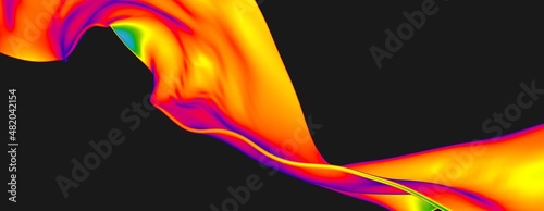 abstract background with a colored dynamic waves
